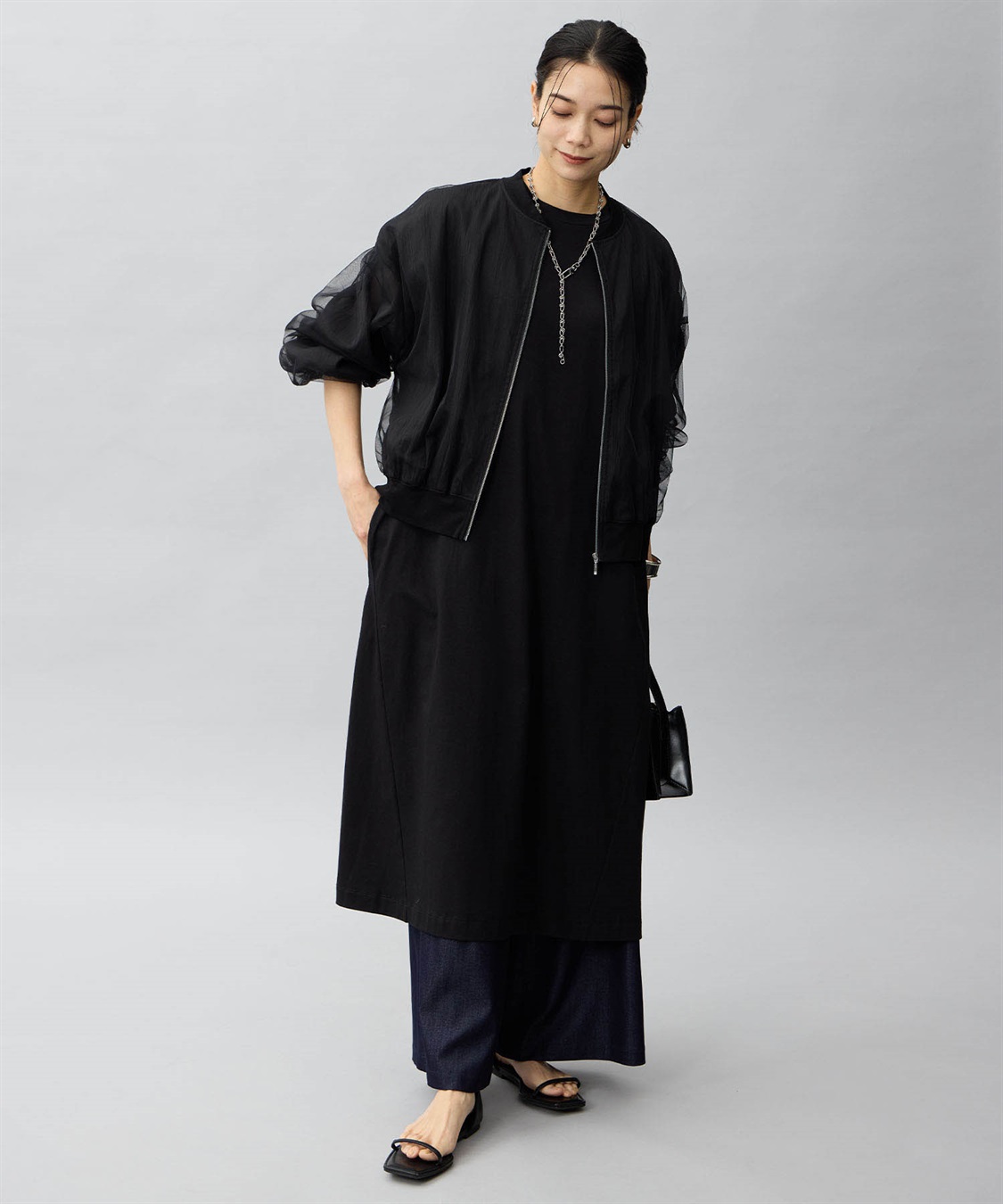 ONE‘S TRUE シアーチェックブルゾン_sub_12