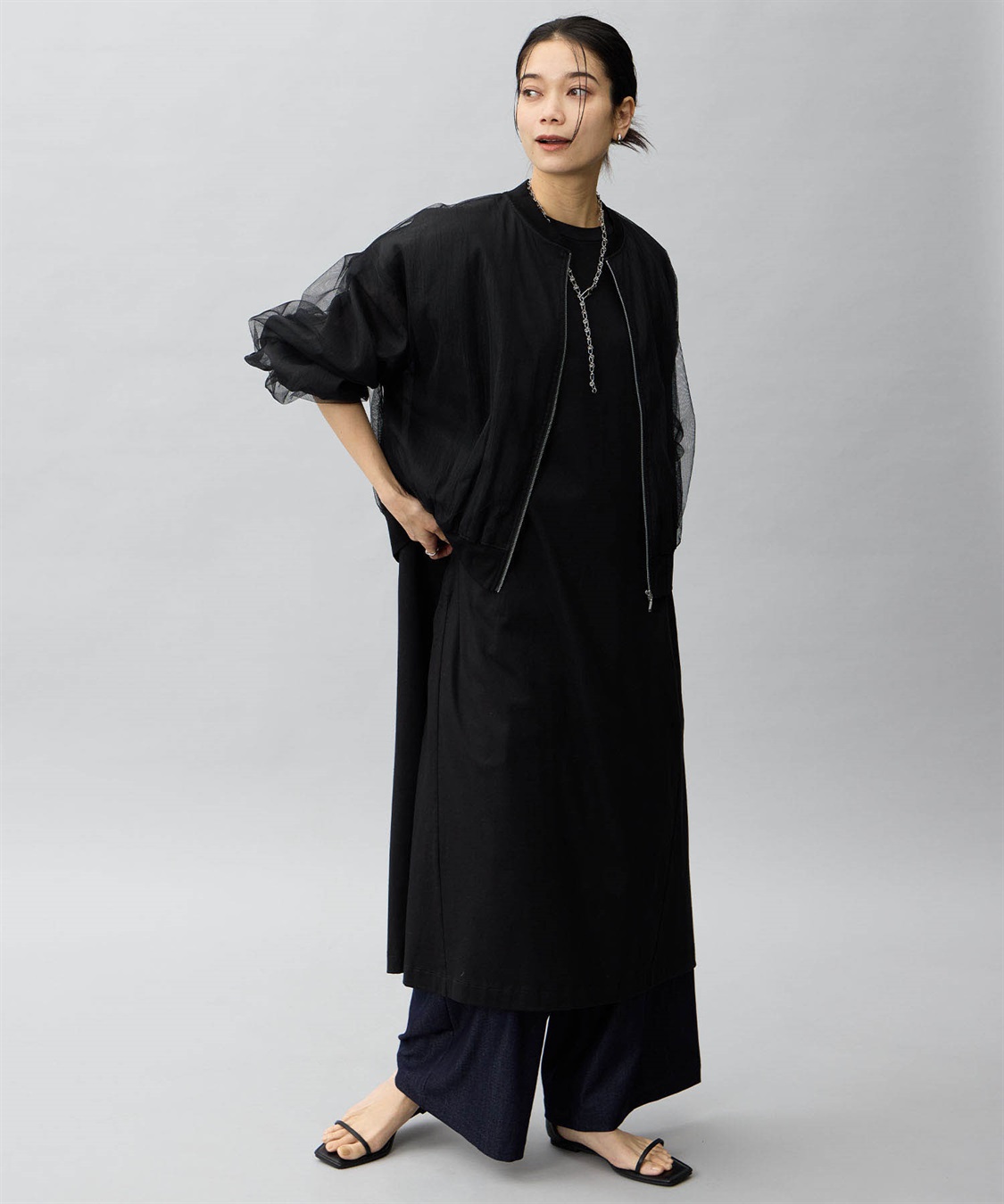 ONE‘S TRUE シアーチェックブルゾン_sub_13