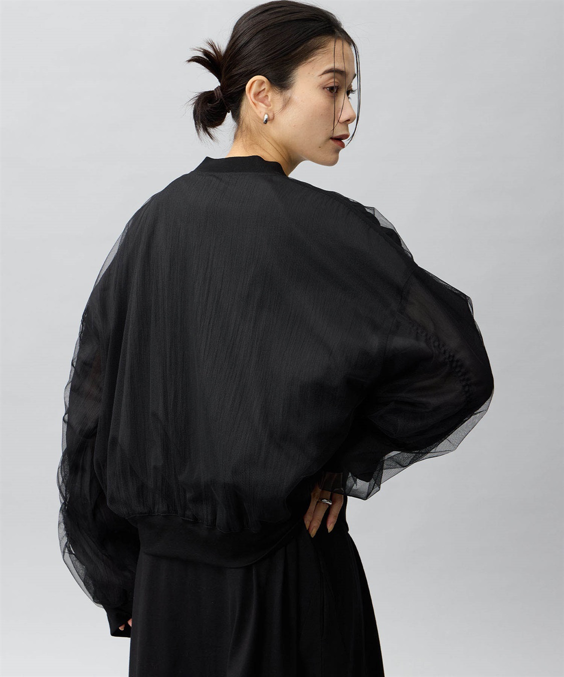 ONE‘S TRUE シアーチェックブルゾン_sub_16