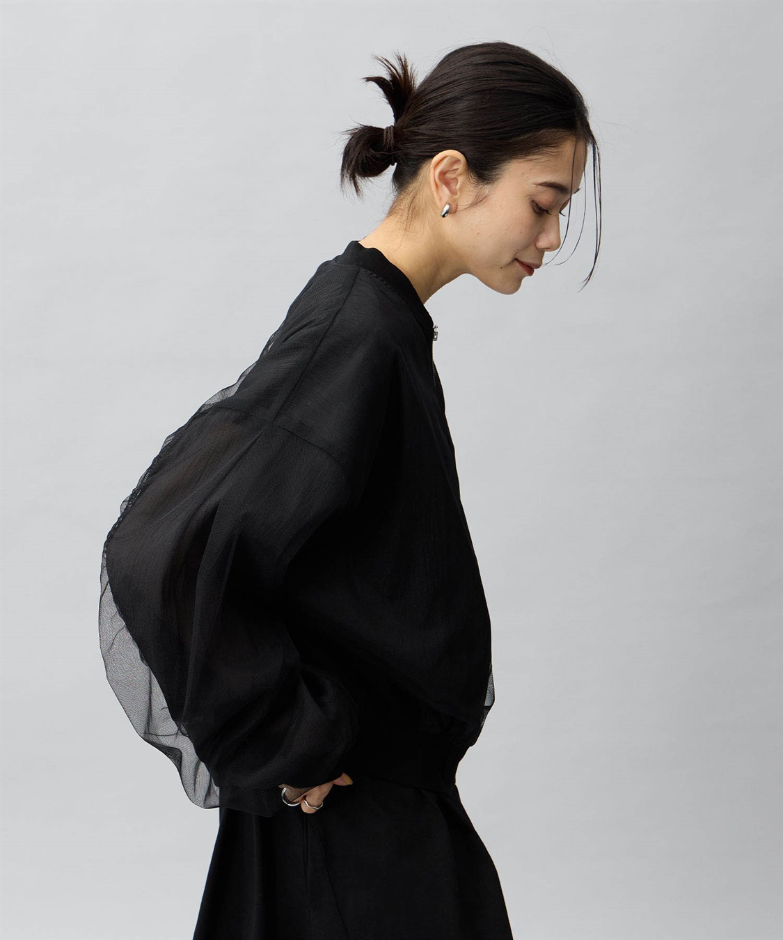 ONE‘S TRUE シアーチェックブルゾン_sub_17