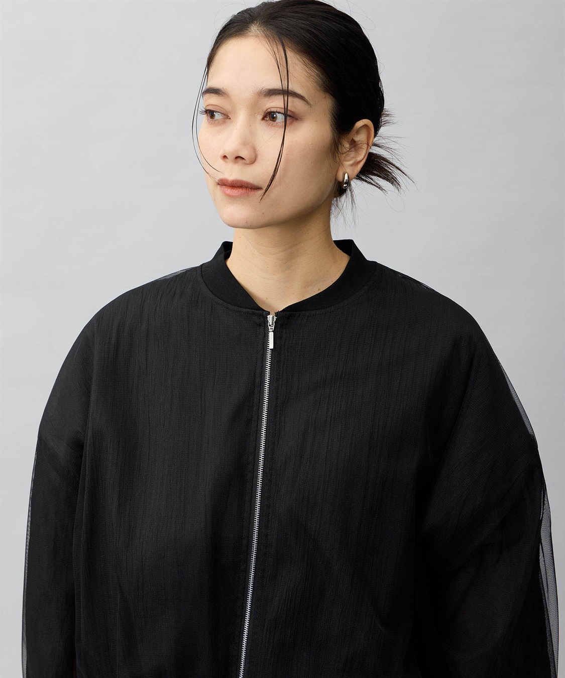 ONE‘S TRUE シアーチェックブルゾン_sub_18