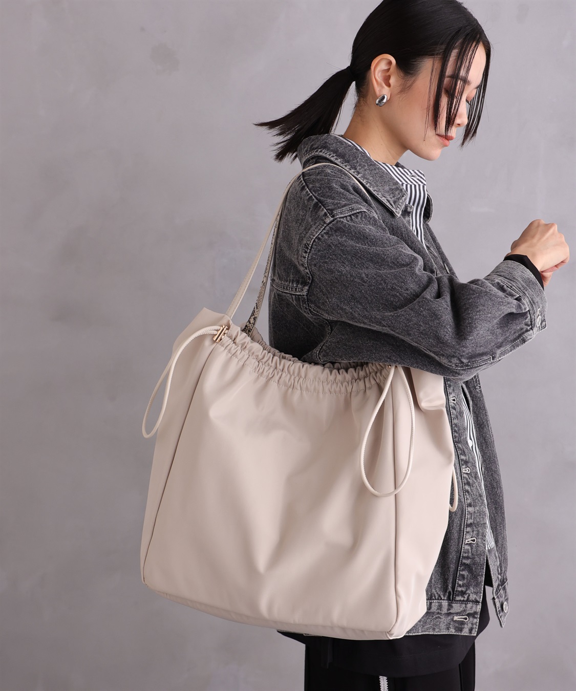 ONE‘S TRUE ドロストトートバッグ_sub_20