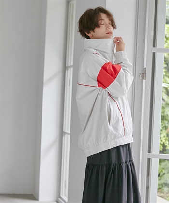 Life Style by cross marche 【HEAD】ソフトタッチメッシュ スタンドジャケット(フード内蔵）_subthumb_8