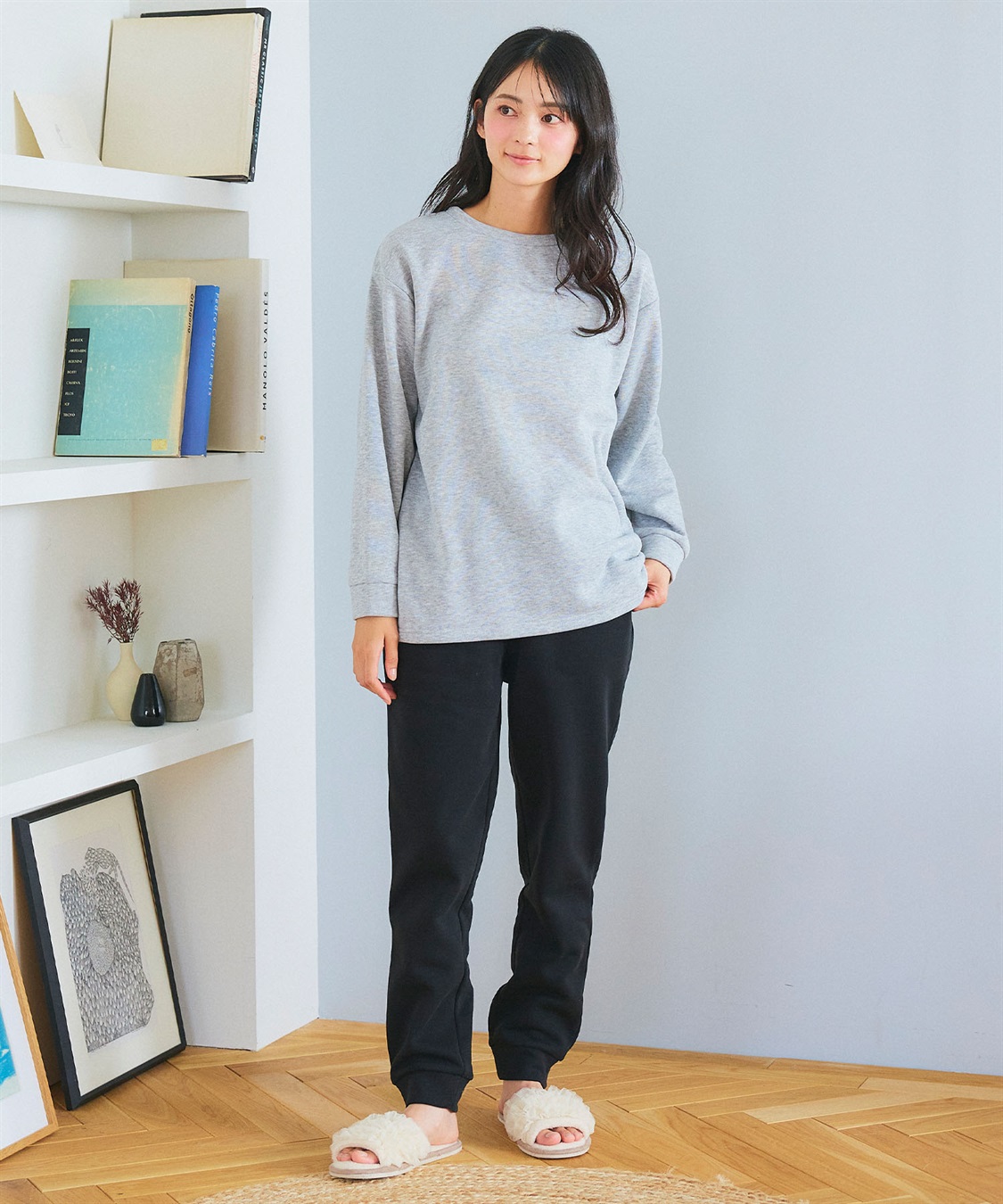 LAFUKU 【LAFUKU/ラフク】裏起毛スウェットルームウェアSET◆新色追加◆（上下セット）_sub_18