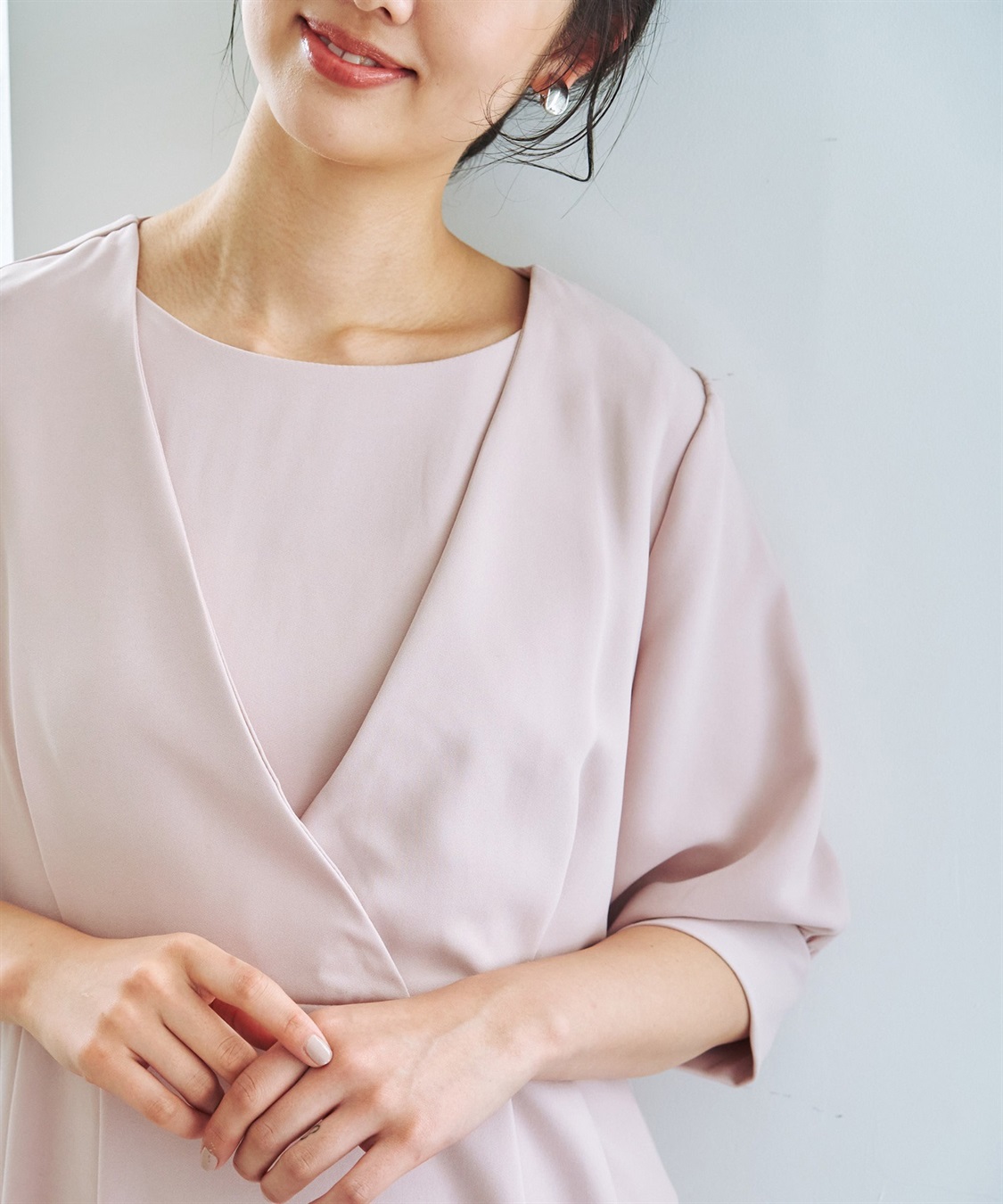 きれいめフォーマルワンピース（マタニティ/授乳服）授乳楽々 授乳口付き 産前 産後 Rosemadame｜クロスプラス公式通販サイト