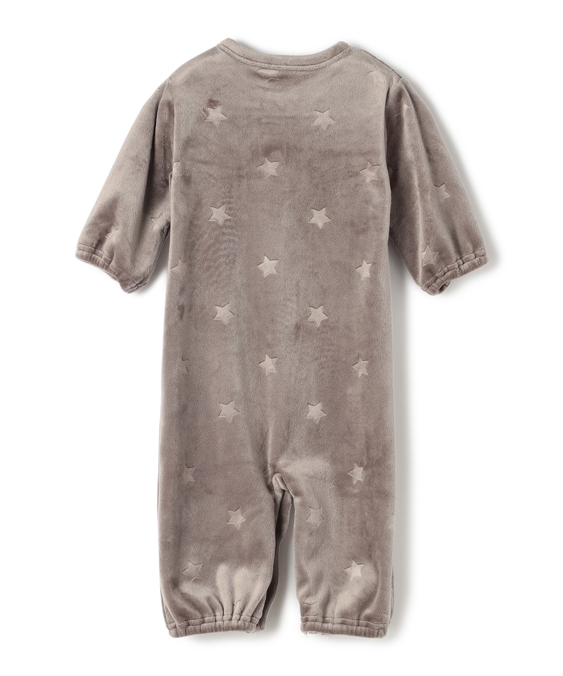 Rosemadame 【親子ペア可能】しっとりベロア 星柄エンボス長袖2WAYオールパジャマ_sub_24