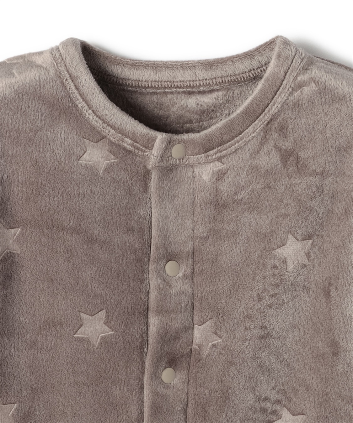 Rosemadame 【親子ペア可能】しっとりベロア 星柄エンボス長袖2WAYオールパジャマ_sub_25