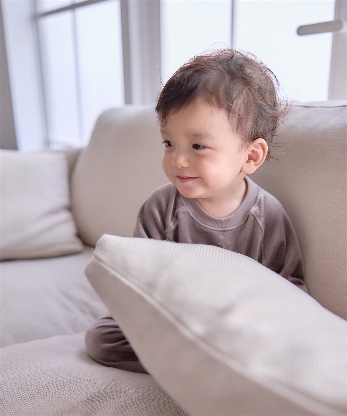 Rosemadame 【親子ペア可能】しっとりベロア 星柄エンボス長袖パジャマ_sub_7