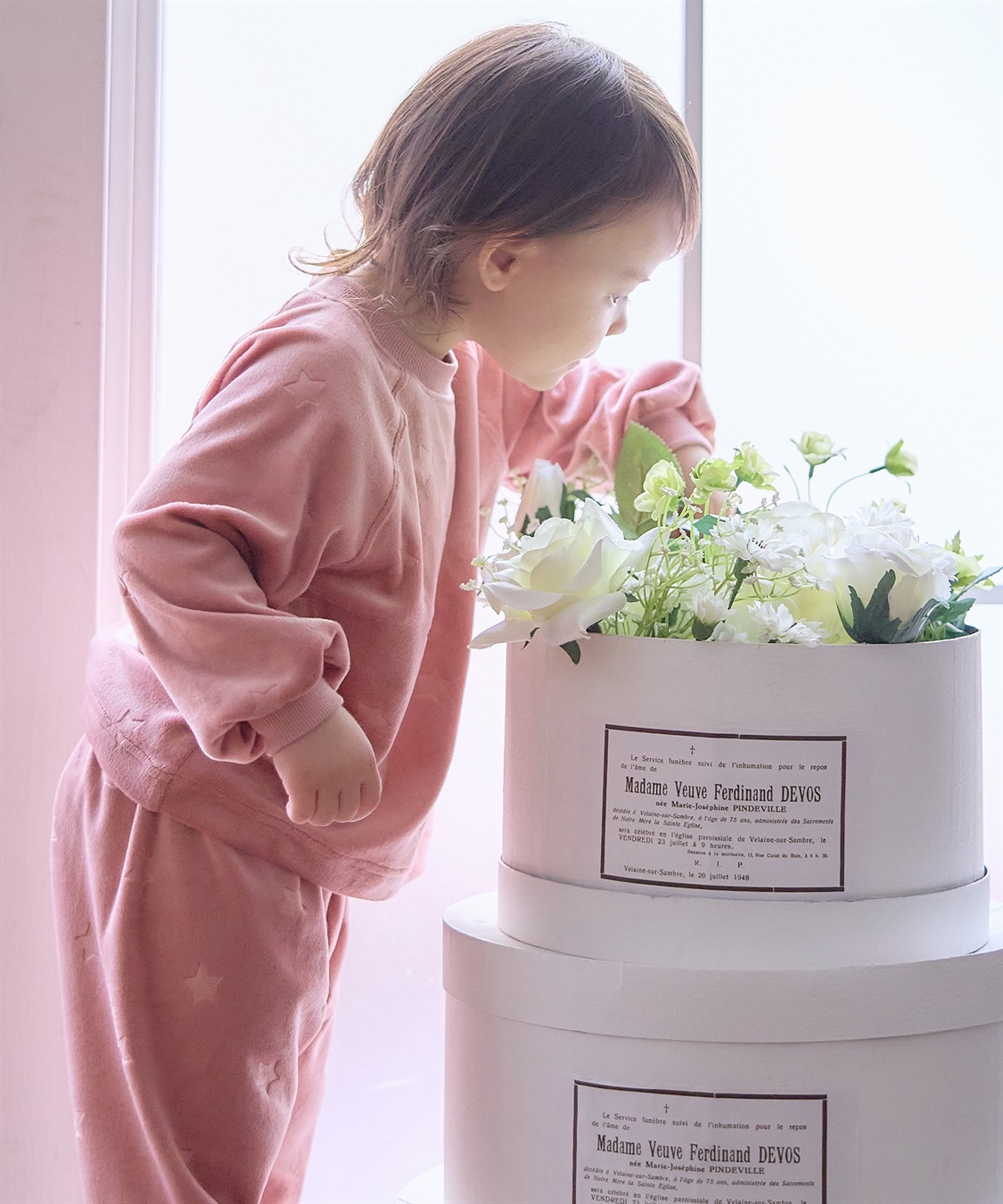 Rosemadame 【親子ペア可能】しっとりベロア 星柄エンボス長袖パジャマ_sub_11