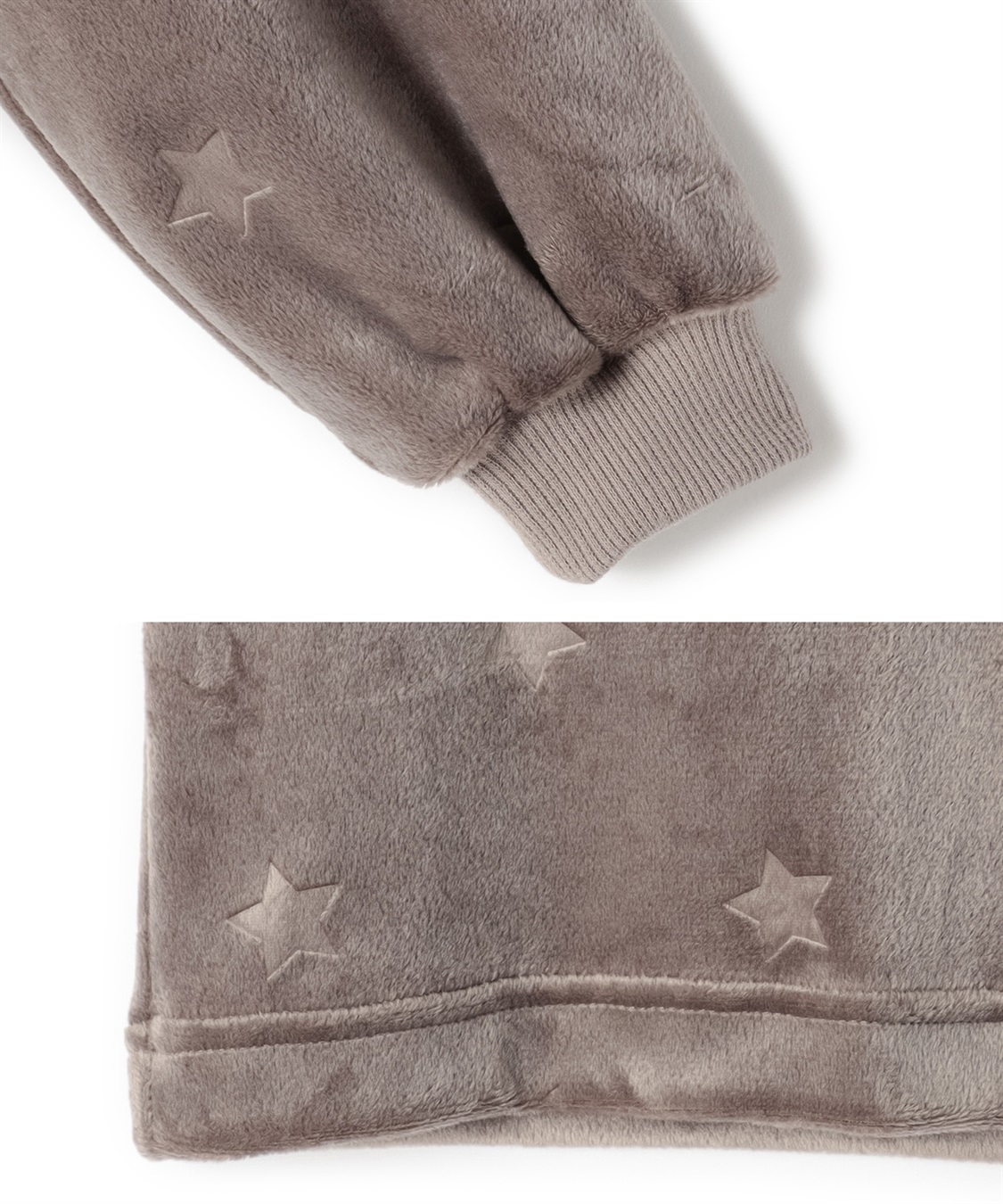 Rosemadame 【親子ペア可能】しっとりベロア 星柄エンボス長袖パジャマ_sub_26