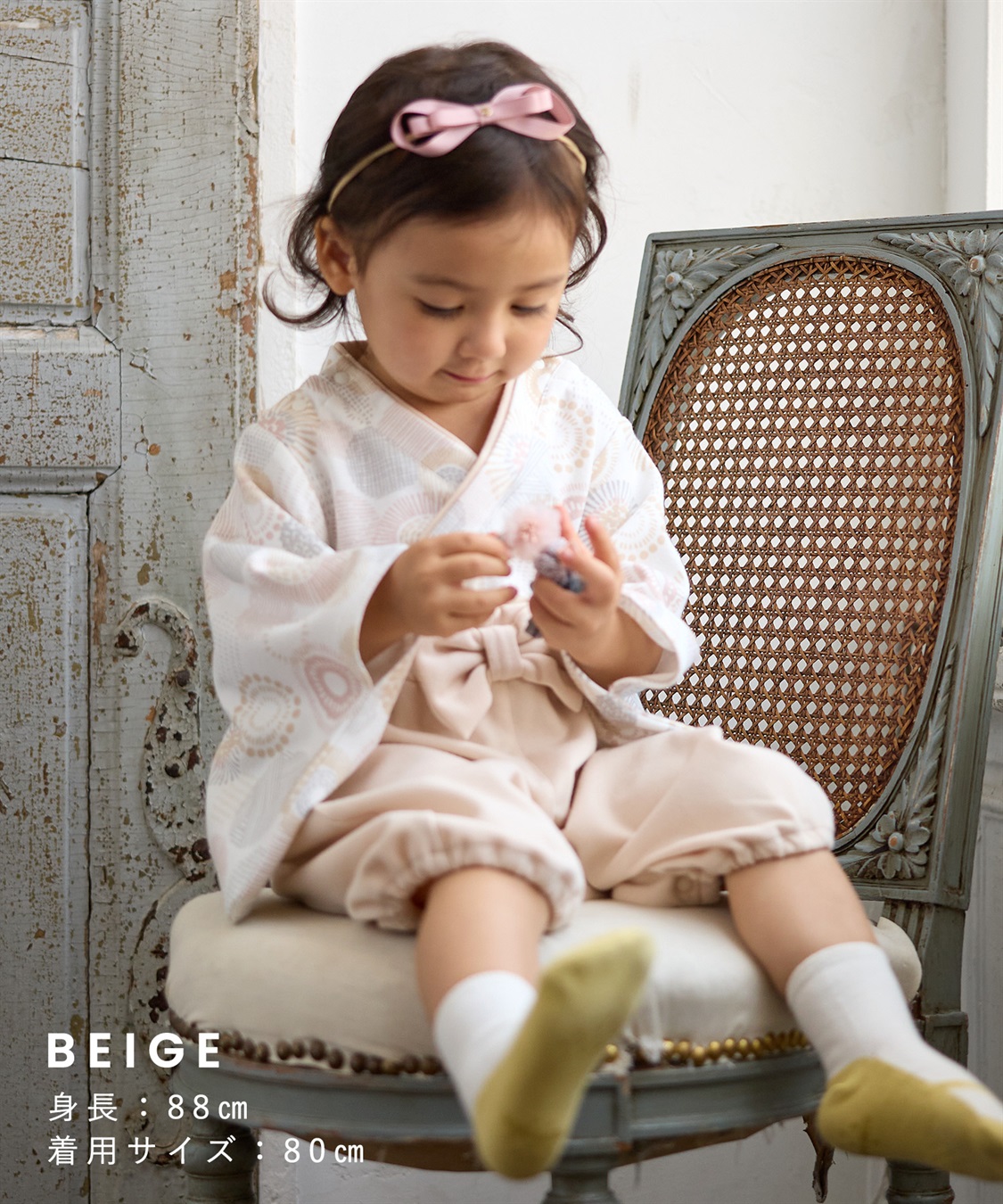 Rosemadame ベビー リボン付き袴ロンパース（女の子）_sub_10