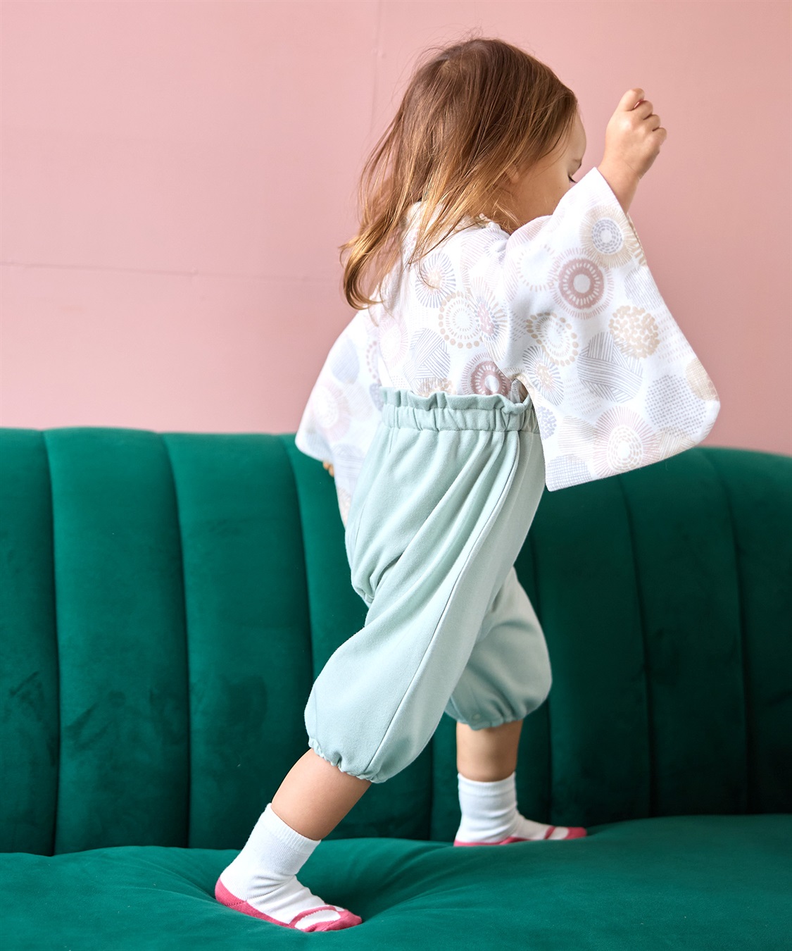 Rosemadame ベビー リボン付き袴ロンパース（女の子）_sub_14