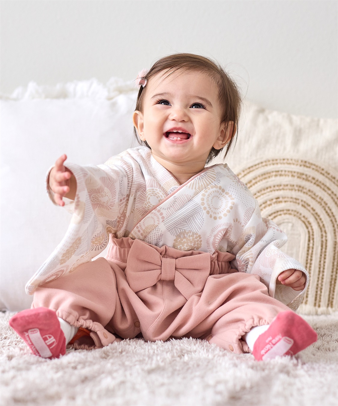 Rosemadame ベビー リボン付き袴ロンパース（女の子）_sub_16