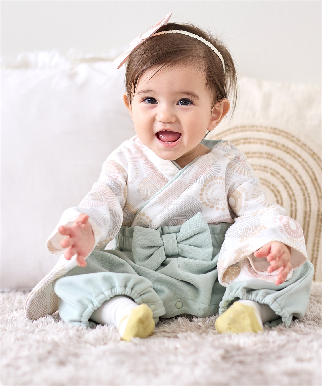 Rosemadame ベビー リボン付き袴ロンパース（女の子）_sub_18