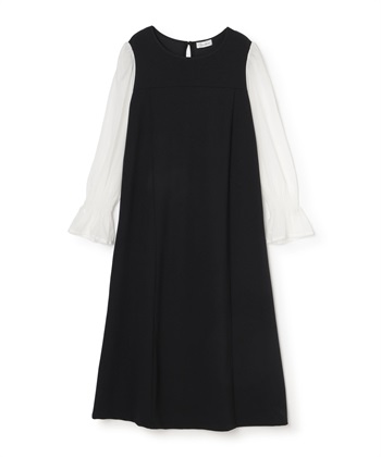 Rosemadame シフォンスリーブ ストレッチジョーゼットワンピース（マタニティ/授乳服）授乳口付き 授乳楽々 妊婦服 産前・産後対応_subthumb_22