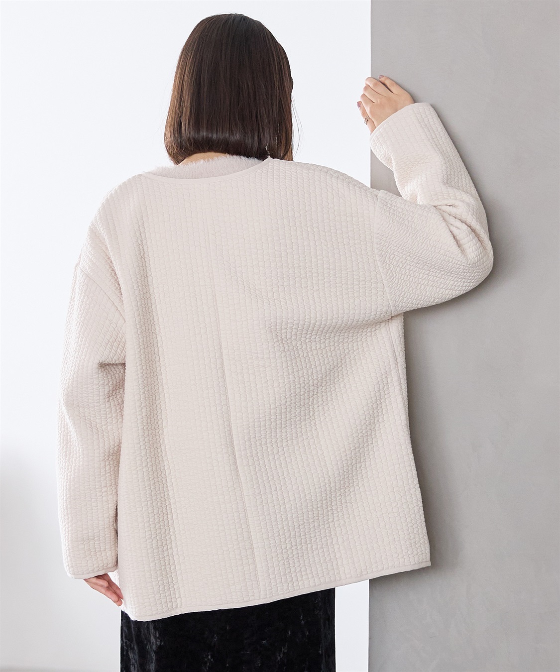 Rosemadame キルトママコート(マタニティ&授乳服）授乳口付き 授乳楽々 妊婦服 産前・産後対応_sub_7