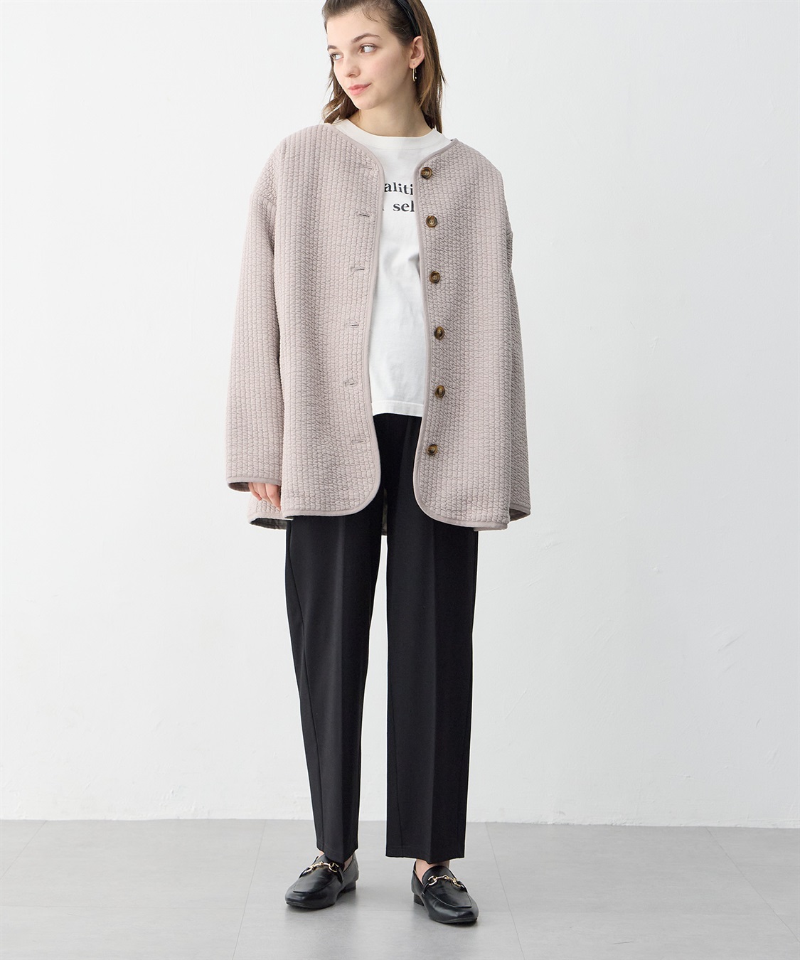 Rosemadame キルトママコート(マタニティ&授乳服）授乳口付き 授乳楽々 妊婦服 産前・産後対応_sub_11