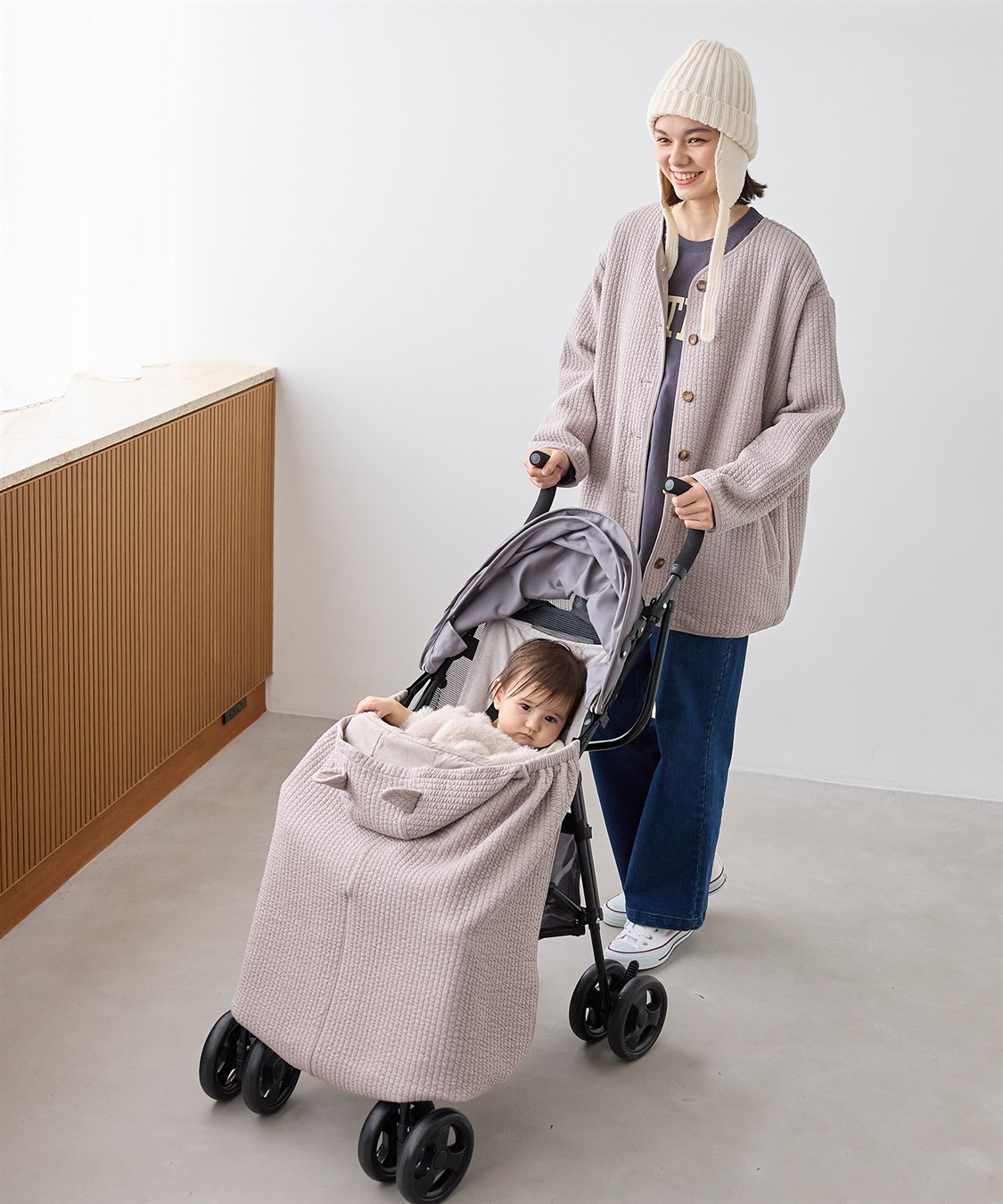 Rosemadame キルトママコート(マタニティ&授乳服）授乳口付き 授乳楽々 妊婦服 産前・産後対応_sub_14