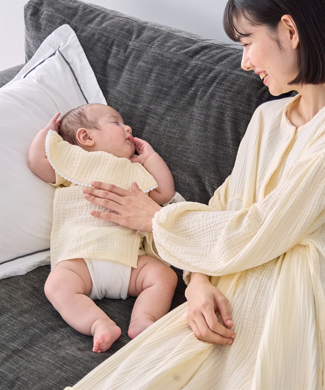 Rosemadame 【親子ペア可】綿100％ ダブルガーゼ短肌着_sub_6