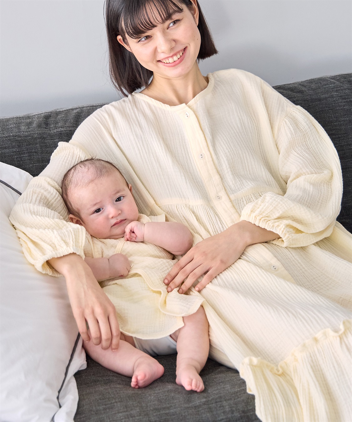 Rosemadame 【親子ペア可】綿100％ ダブルガーゼ短肌着_sub_7