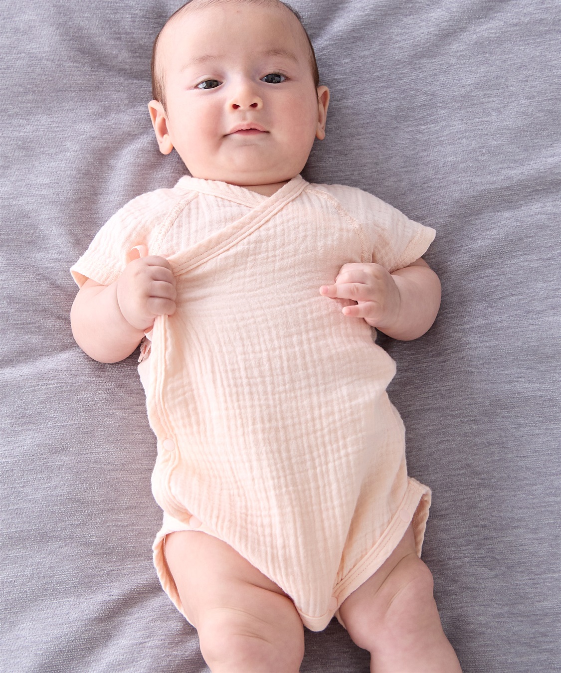 Rosemadame 【親子ペア可】綿100％ ダブルガーゼローンパース_sub_1