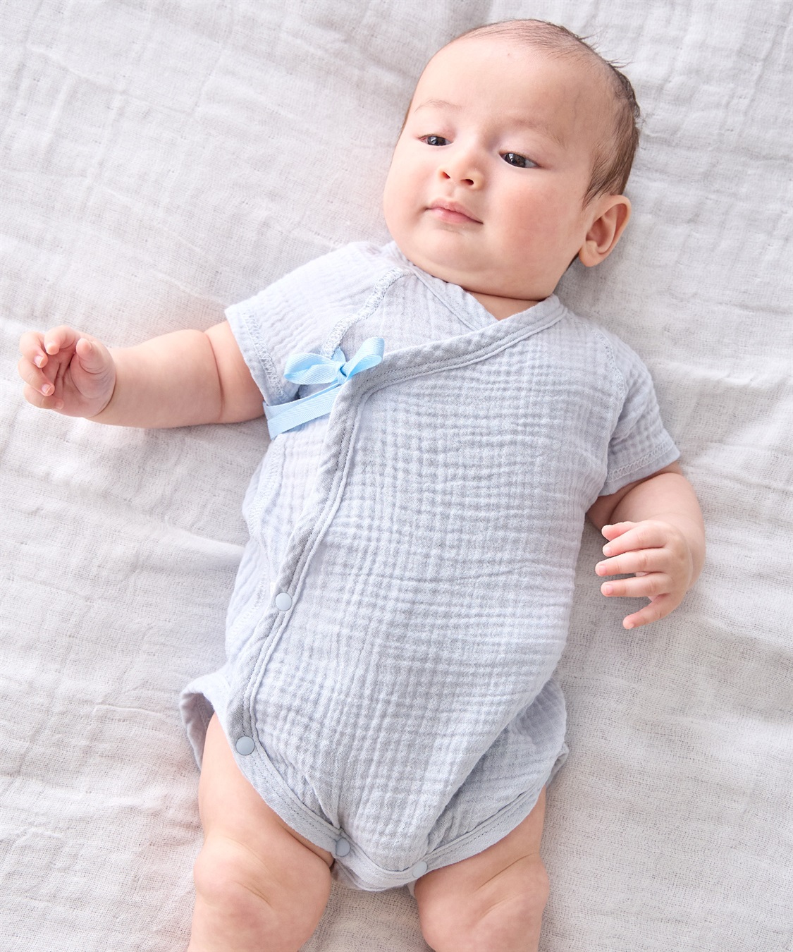 Rosemadame 【親子ペア可】綿100％ ダブルガーゼローンパース_sub_4