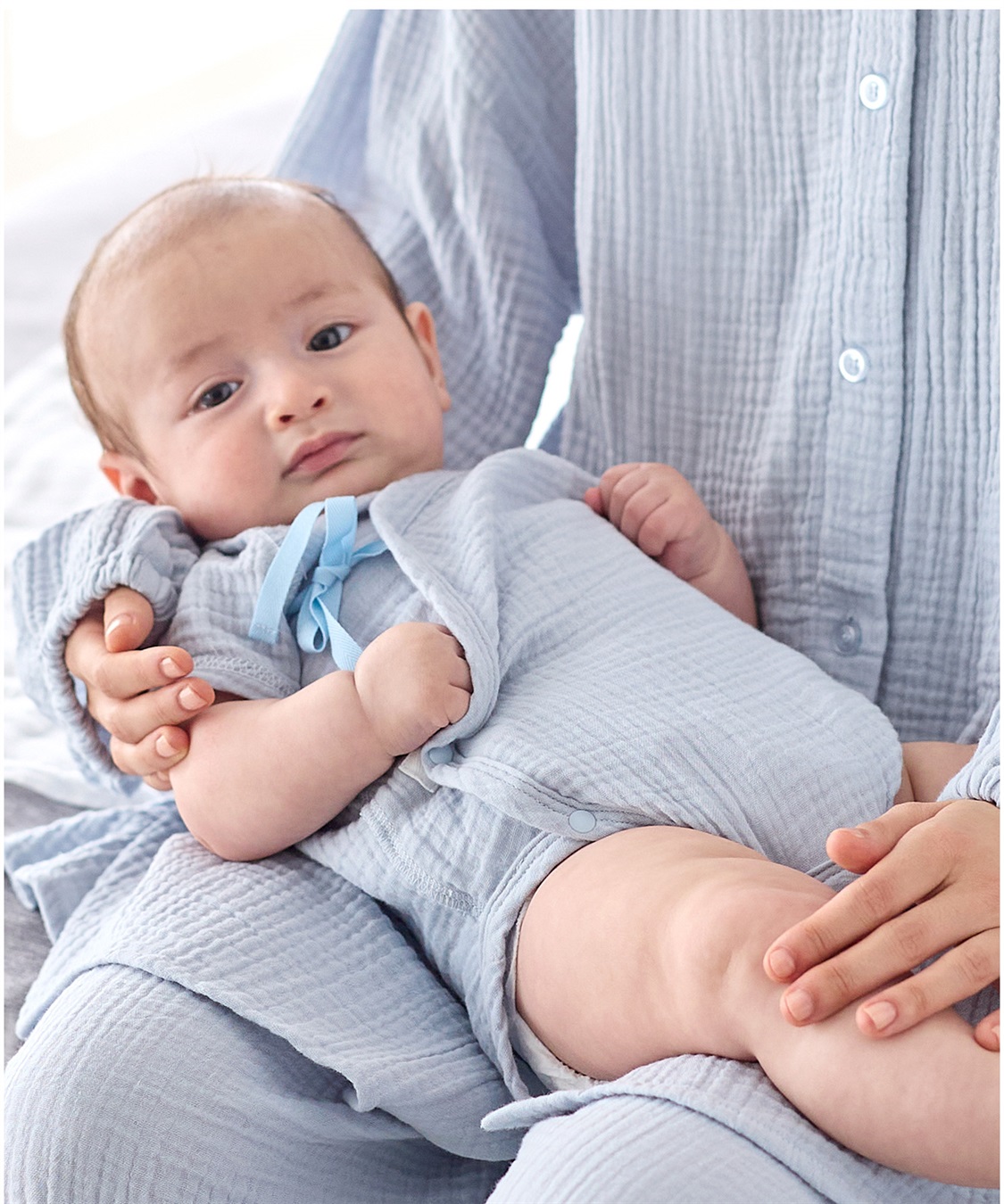 Rosemadame 【親子ペア可】綿100％ ダブルガーゼローンパース_sub_7