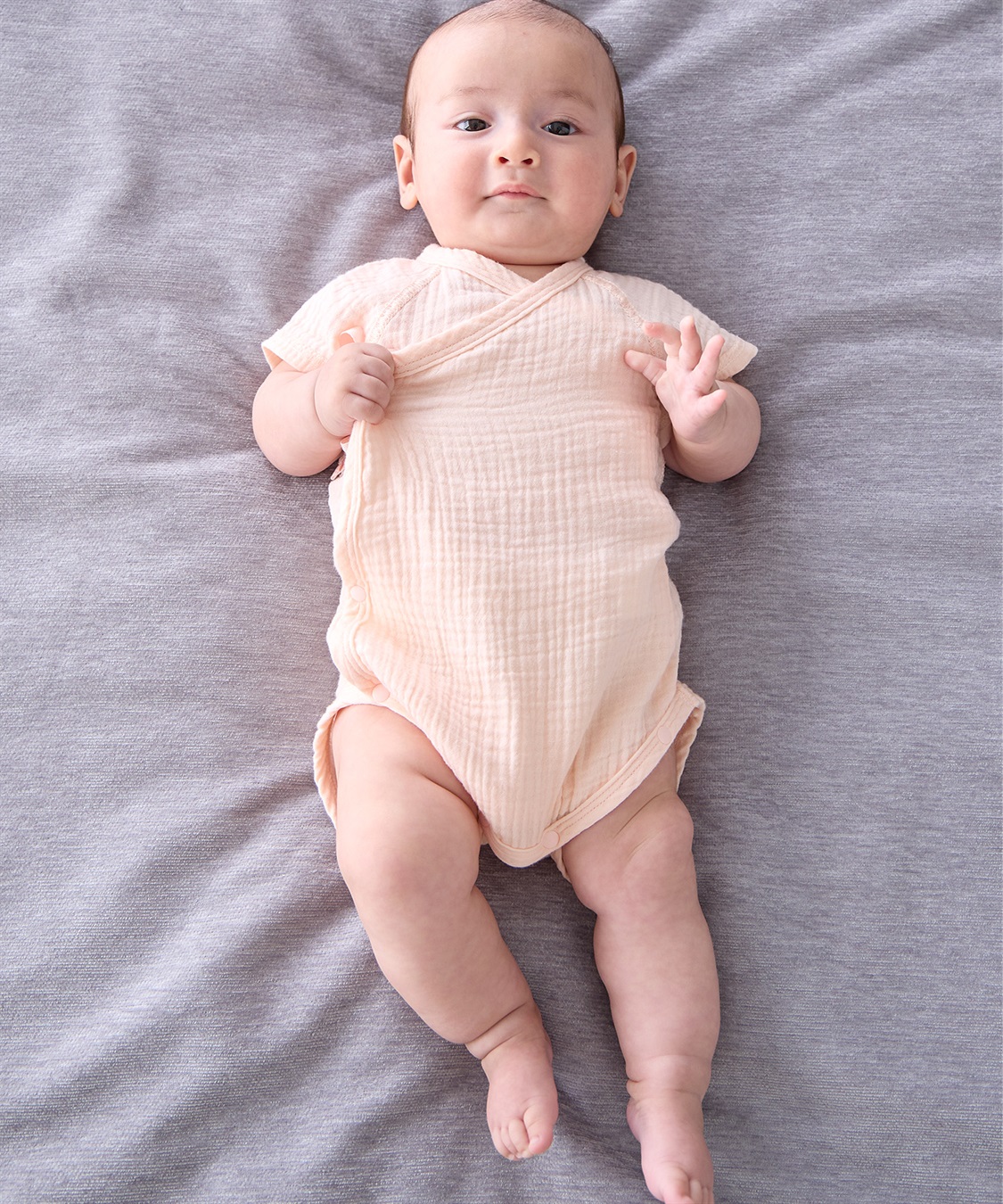 Rosemadame 【親子ペア可】綿100％ ダブルガーゼローンパース_sub_9