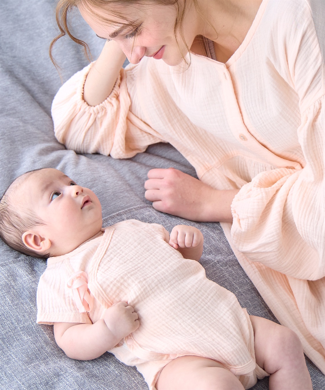 Rosemadame 【親子ペア可】綿100％ ダブルガーゼローンパース_sub_11