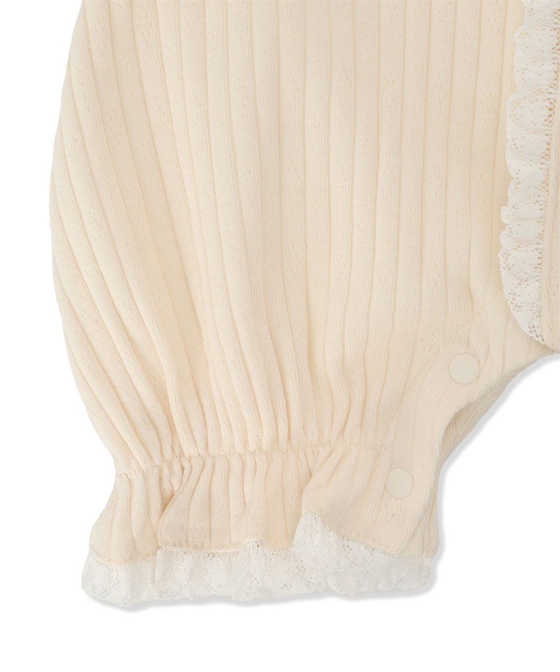 Rosemadame リブ× レース ベビー退院着セット_sub_20