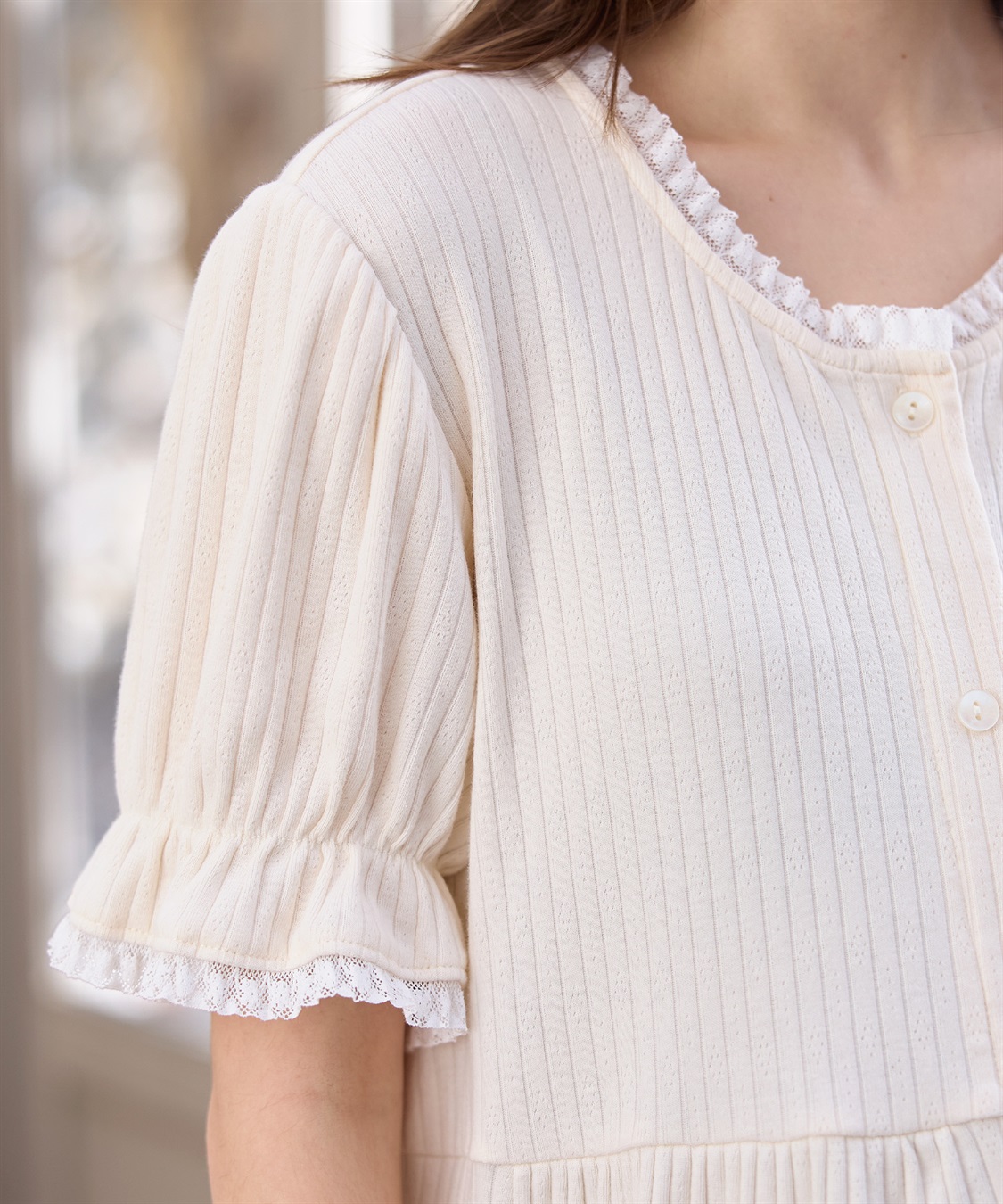 Rosemadame リブ×レース　おそろママパジャマ（半袖）_sub_19