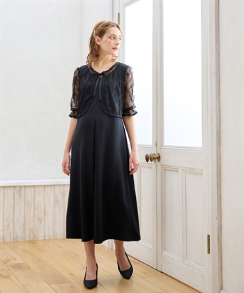 Rosemadame レースボレロドッキング フォーマルワンピース（マタニティ/授乳服）授乳口付き 授乳楽々 妊婦服 産前・産後対応_subthumb_11
