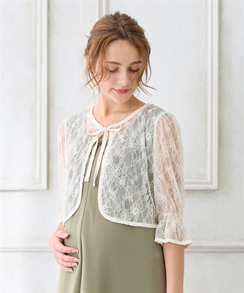 Rosemadame レースボレロドッキング フォーマルワンピース（マタニティ/授乳服）授乳口付き 授乳楽々 妊婦服 産前・産後対応_subthumb_13