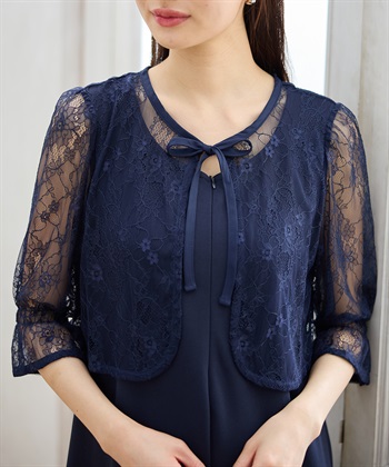 Rosemadame レースボレロドッキング フォーマルワンピース（マタニティ/授乳服）授乳口付き 授乳楽々 妊婦服 産前・産後対応_subthumb_17