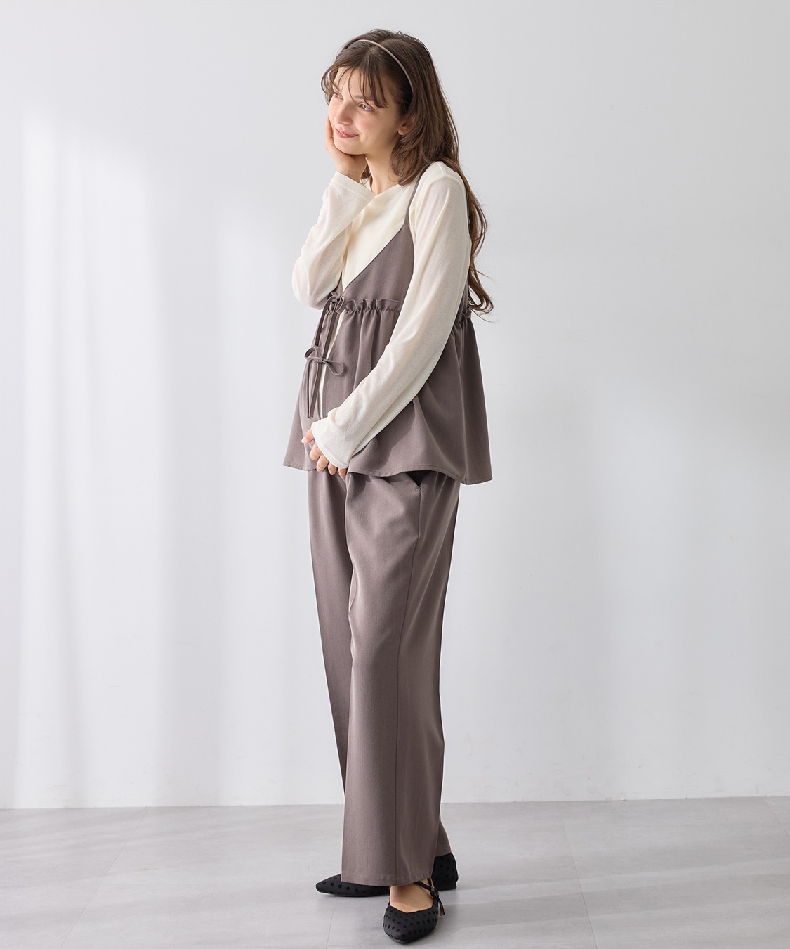 Rosemadame シアーカットソー×フレアキャミセット(マタニティ&授乳服）授乳口付き 授乳楽々 妊婦服 産前・産後対応_sub_13