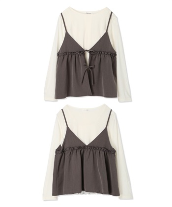 Rosemadame シアーカットソー×フレアキャミセット(マタニティ&授乳服）授乳口付き 授乳楽々 妊婦服 産前・産後対応_subthumb_23