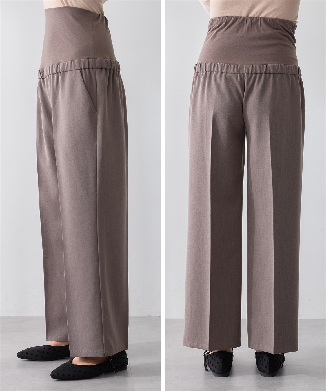 Rosemadame おなかを優しくカバーするストレートパンツ（マタニティ/ 妊婦服）産前・産後対応_sub_9