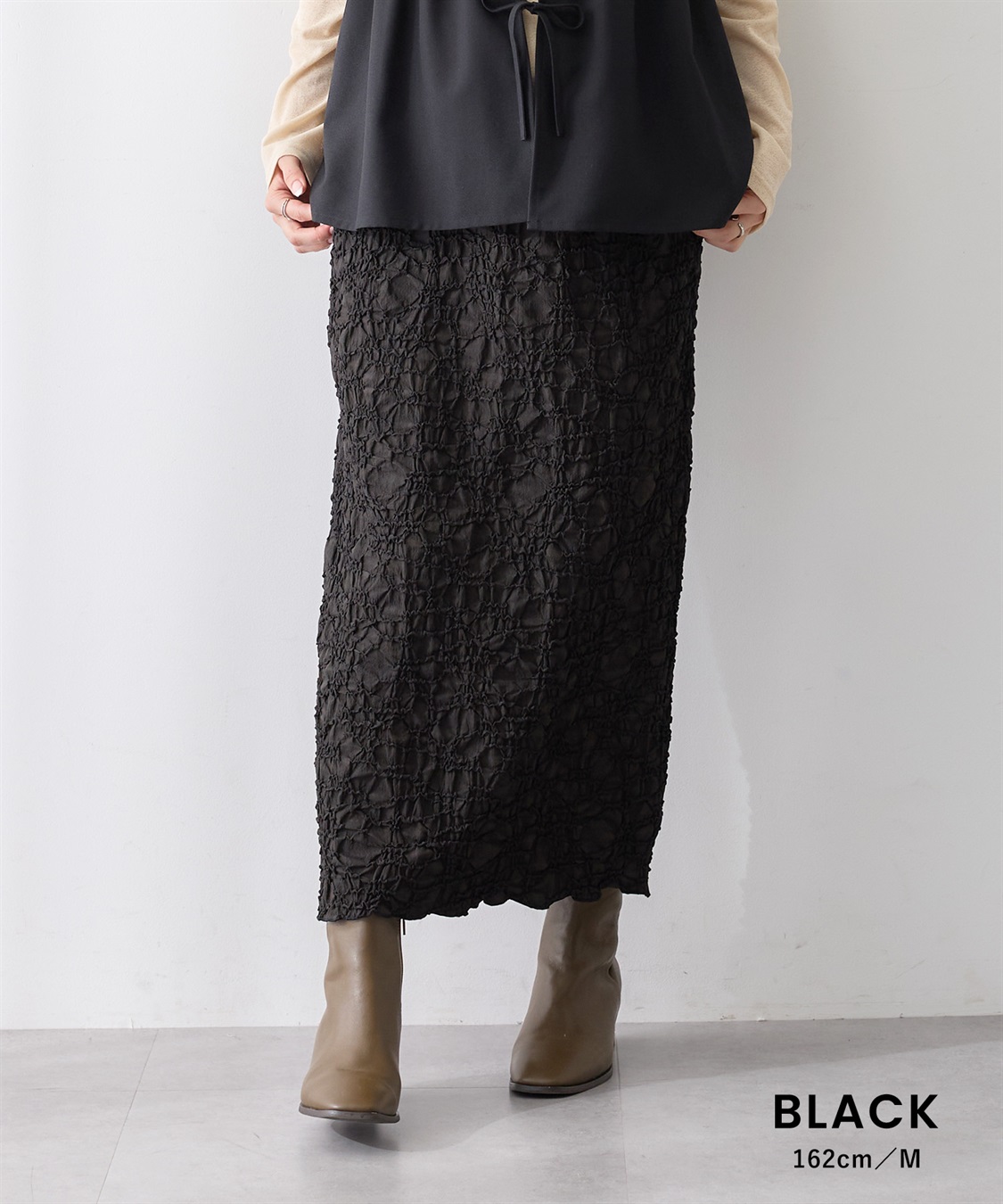 Rosemadame ふくれシャーリングスカート（マタニティ～産後）妊婦服 産前・産後対応_sub_6