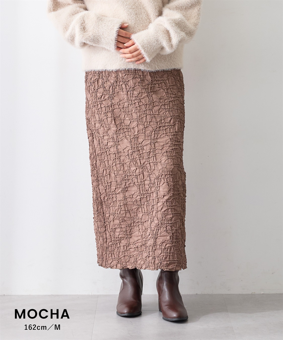 Rosemadame ふくれシャーリングスカート（マタニティ～産後）妊婦服 産前・産後対応_sub_7