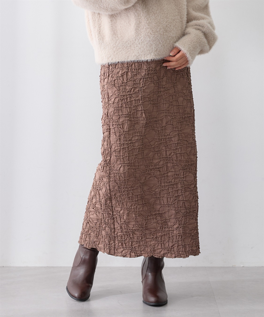 Rosemadame ふくれシャーリングスカート（マタニティ～産後）妊婦服 産前・産後対応_sub_15