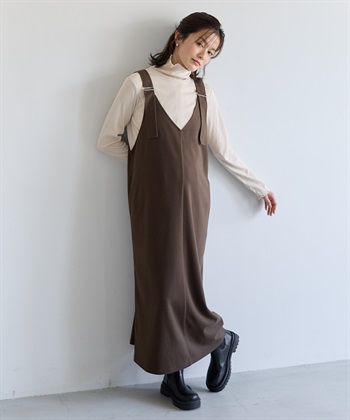 Rosemadame メロウリブカットソー×ニットカルゼジャンパースカート_subthumb_1