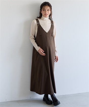 Rosemadame メロウリブカットソー×ニットカルゼジャンパースカート_subthumb_3