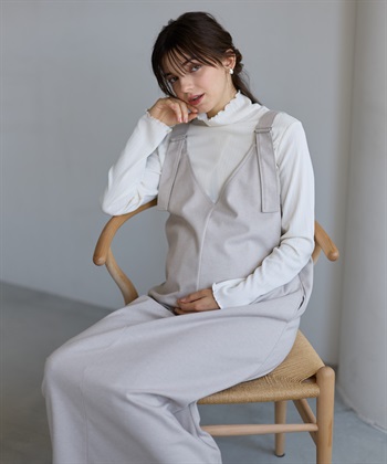 Rosemadame メロウリブカットソー×ニットカルゼジャンパースカート_subthumb_7