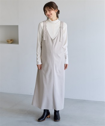 Rosemadame メロウリブカットソー×ニットカルゼジャンパースカート_subthumb_8