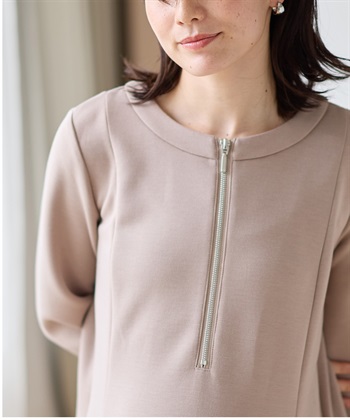 Rosemadame ダンボールフレアワンピース(マタニティ&授乳服）授乳口付き 授乳楽々 妊婦服 産前・産後対応_subthumb_17