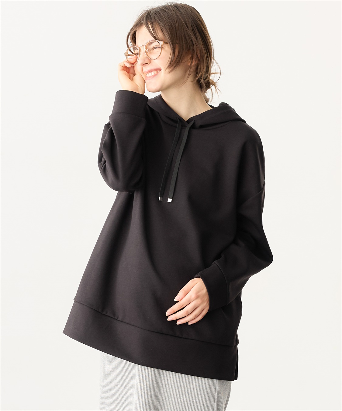 Rosemadame ダンボールパーカートップス(マタニティ&授乳服）授乳口付き 授乳楽々 妊婦服 産前・産後対応_sub_6