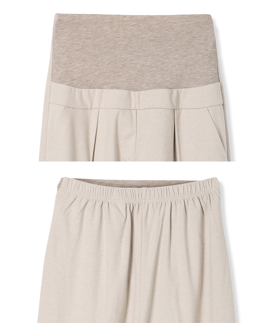 Rosemadame ニットツイル起毛セミワイドパンツ（マタニティ～産後）妊婦服 産前・産後対応_sub_12