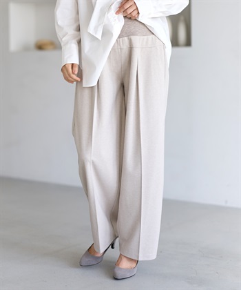 Rosemadame ニットツイル起毛セミワイドパンツ（マタニティ～産後）妊婦服 産前・産後対応_subthumb_20