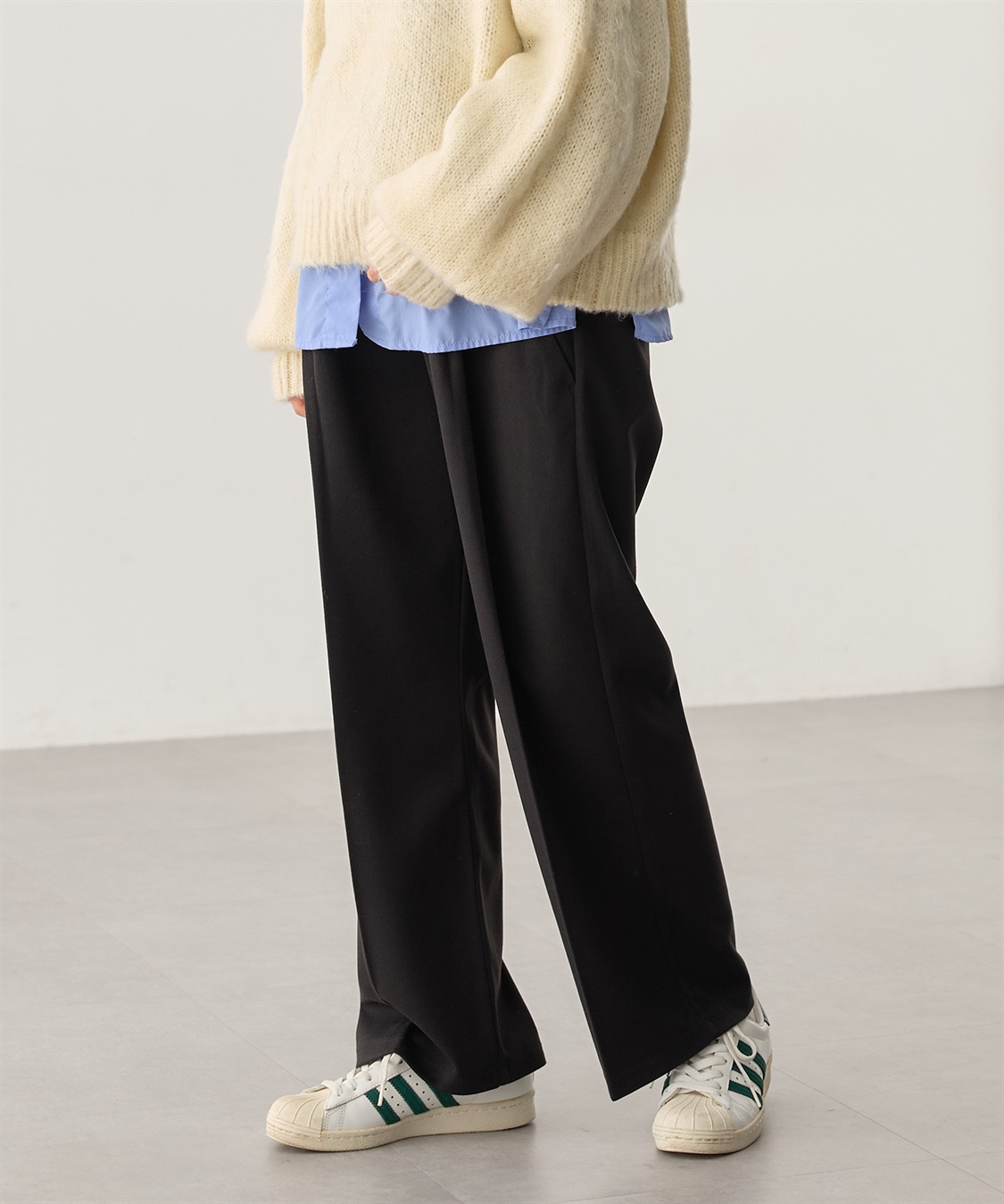 Rosemadame ニットツイル起毛セミワイドパンツ（マタニティ～産後）妊婦服 産前・産後対応_sub_23