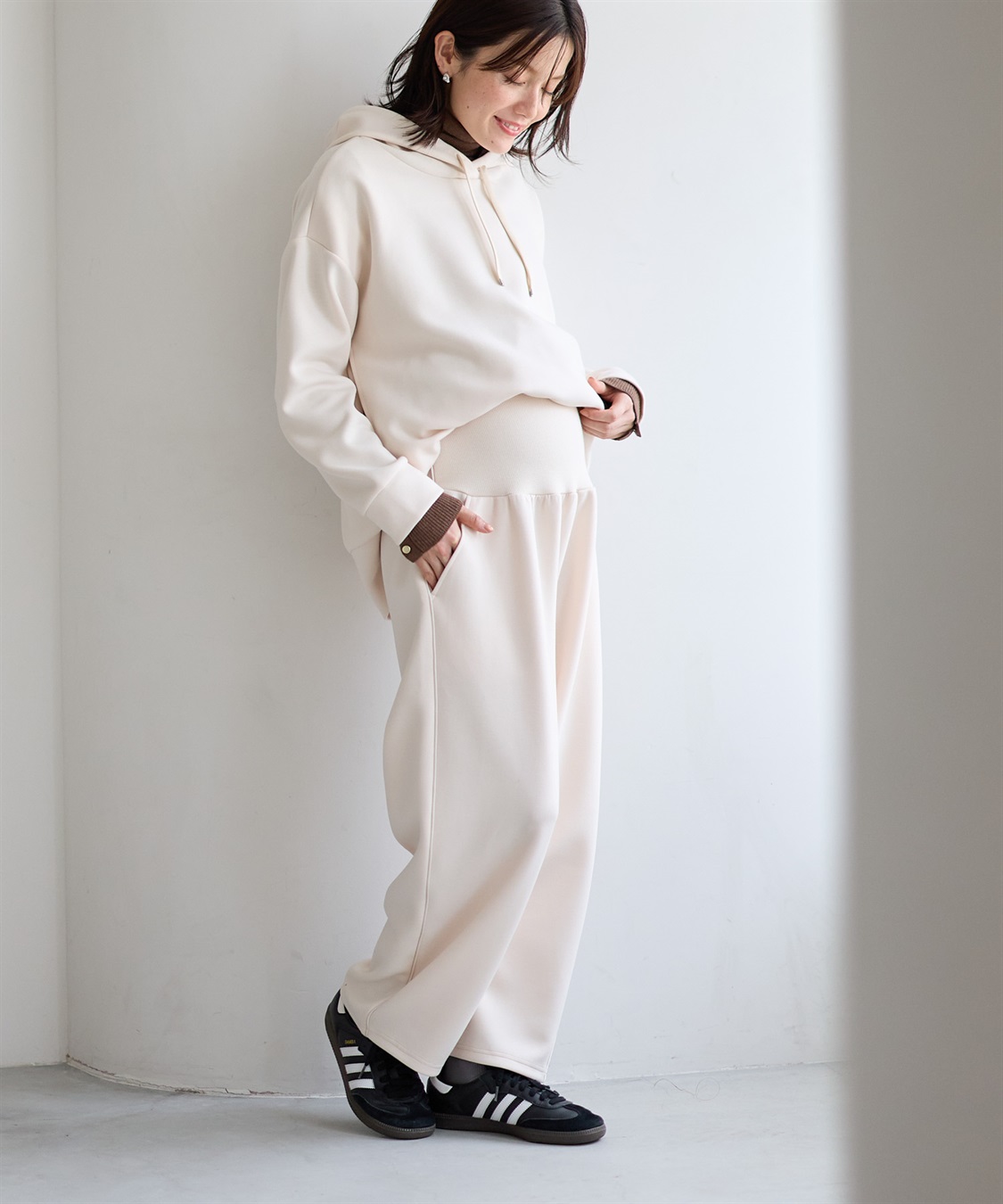 Rosemadame ダンボールカーブパンツ（マタニティ～産後）妊婦服 産前・産後対応_sub_9